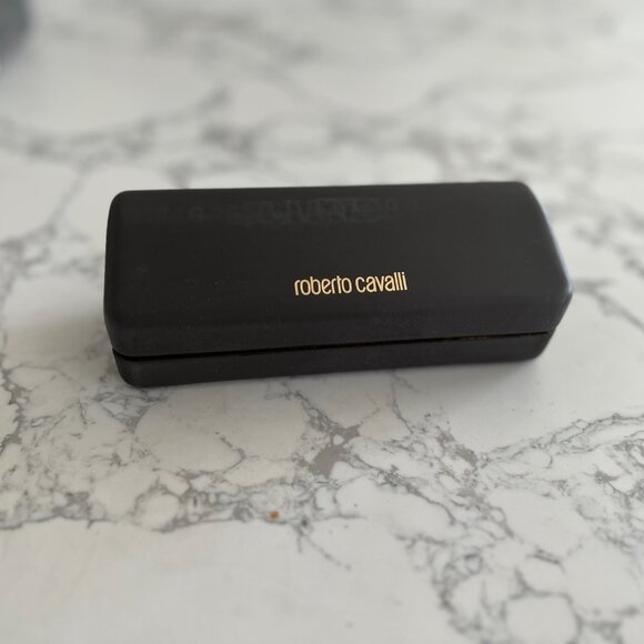 Roberto Cavalli Sunglasses Sun Glasses Eyeglasses Animal Print Case Hard - Picture 2 of 3